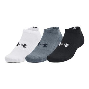 X3 Paires de Chaussettes Blanc/Noir/Gris Homme Under Armour Core No Show pas cher