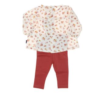 Ensemble Rose/Ecru Bébé Fille EOM Efomug vue 2