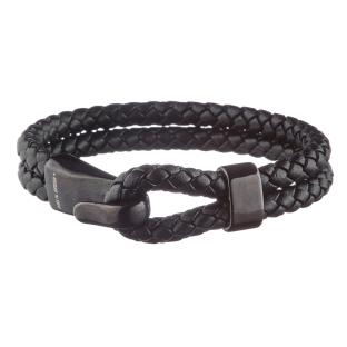 Bracelet Noir Geographical Norway 315011 pas cher