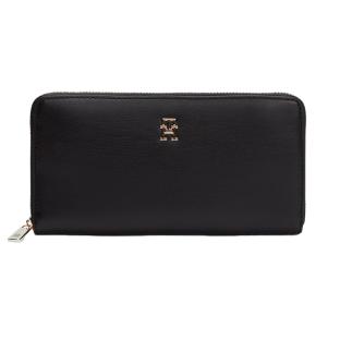 Portefeuille Noir Femme Tommy Hilfiger Th Icon Lrg Za vue 0