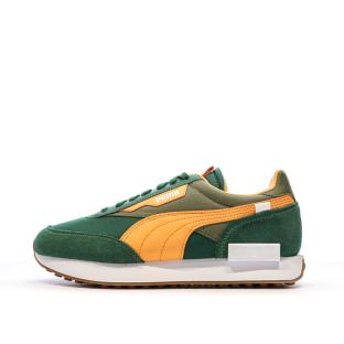 Baskets Vertes/Jaunes Homme Puma Future Rider pas cher