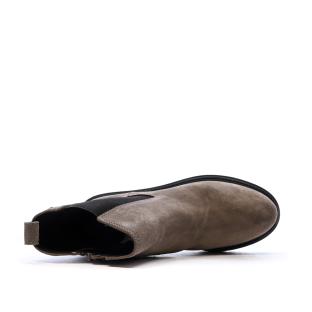 Bottines Marrons Femme Geox Iridea vue 4