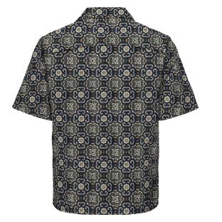Chemise Marine/Marron Homme Only & Sons Onscaiden Fit vue 0