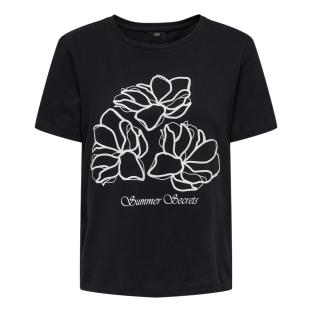 T-Shirt Noir Femme JDY Louisa 15349536 pas cher