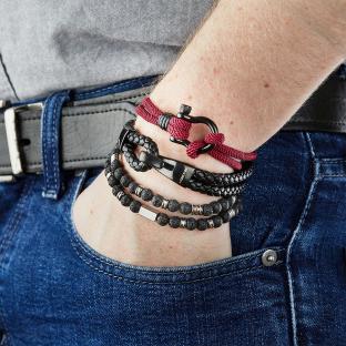 Bracelet Rouge Homme Geographical Norway 315006 vue 2