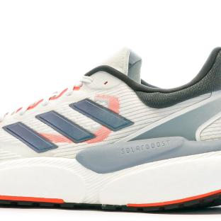 Chaussures de Running Blanches/Gris Homme Adidas Solarboost 5 vue 7
