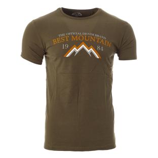 T-shirt Kaki Homme Best Mountain 2004 pas cher