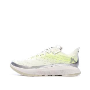 Baskets Blanc/Jaune Homme Le Coq Sportif Oly pas cher