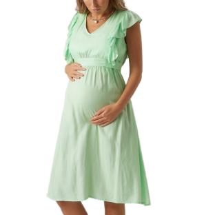 Robe Verte Femme Mamalicious Mary Frill pas cher