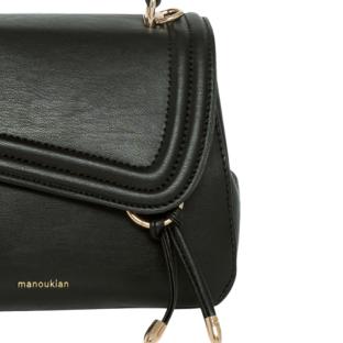 Sac à Bandoulière Noir Femme Manoukian Melissa vue 0