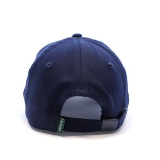 Casquette Marine Mixte Lacoste Monochrome Cotton Twill vue 3