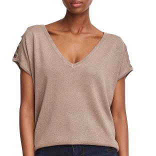 Pull Taupe Femme Morgan MRINGO vue 0