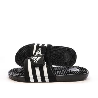Claquettes Noires/Blanches Homme Adidas Adissage F35580 vue 2