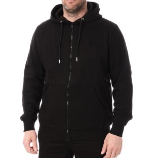 Sweat Zippé Noir Homme Lotto LT23 pas cher