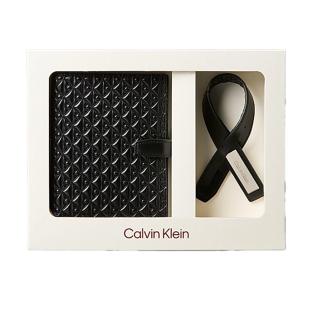 Coffret Etui passeport + Étiquette à bagages Noir Homme Calvin Klein Jeans vue 0