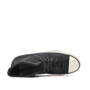 Baskets Noires Femme Converse Chuck Taylor All Star Mono Suede vue 4