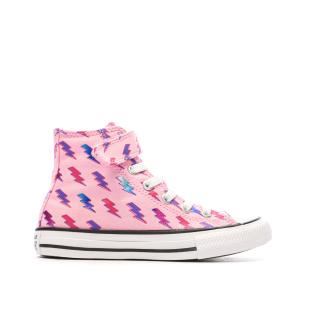 Baskets Roses Fille Converse All Star Electric Bolt vue 2