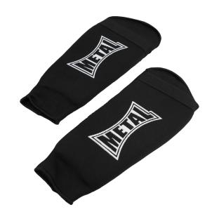 PROTEGE TIBIA Noir Homme Metal Boxe Elast vue 0