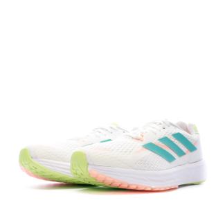 Chaussures de running Blanches Femme Adidas SL20.3 vue 6