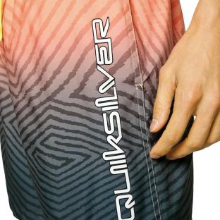 Short de bain Marine Homme Quiksilver Warped Logo vue 0