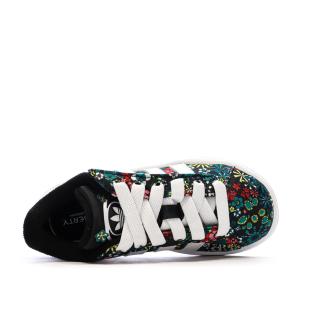 Baskets Noires à Motifs Fille Adidas Campus vue 0