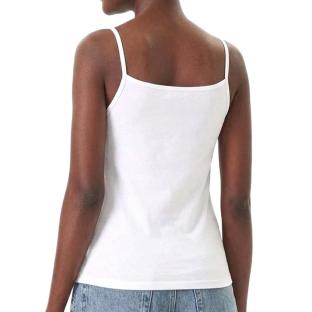 Débardeur Blanc Femme Calvin Klein Jeans Stretch vue 0