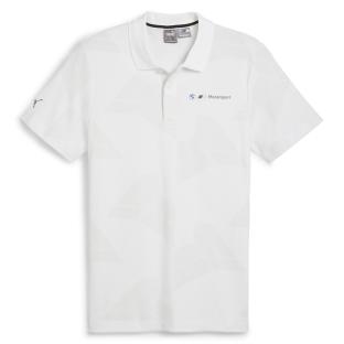 Polo Blanc Homme Puma Bmw Mms Jaquard pas cher