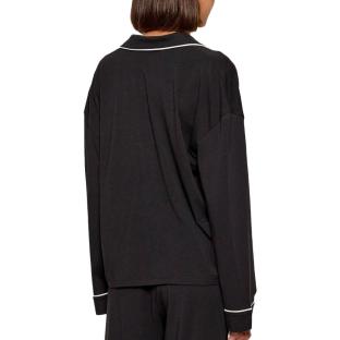 Pyjama Noir Femme Tommy Hilfiger UW0UW06142 vue 0