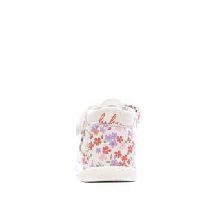 Sandales Blanc/Rose Fille Lulu Castagnette Lorya vue 0