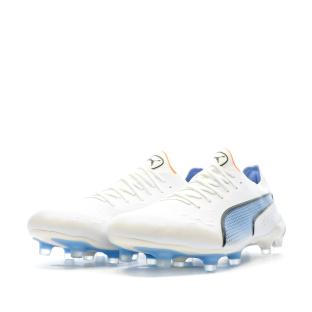 Chaussures de Football Blanches Homme Puma King Ultimate 107097 vue 6