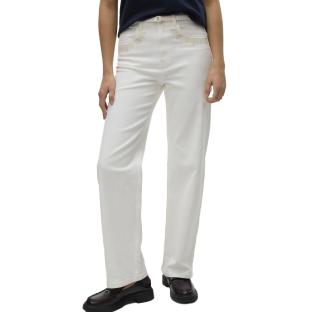 Jean Droit Blanc Femme Vero Moda Tessa vue 0