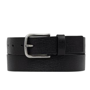 Ceinture Noir Homme Calvin Klein Round Buckle 35mm vue 0