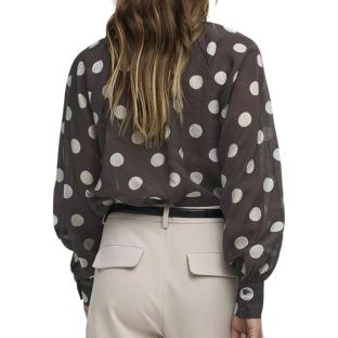 Blusa de lunares marrón para mujer JDY Fay ver 0