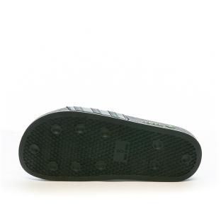 Claquettes Noir/Vert Adidas Adilette HP6266 vue 0