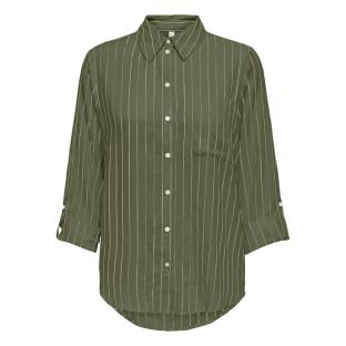 Chemise Kaki Femme Only Sabrina pas cher