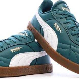 Baskets Vert Femme Puma Club Indoor vue 0
