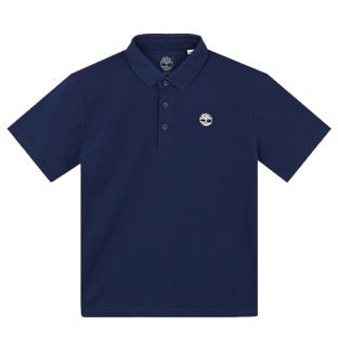 Polo azul marino/blanco para niño de Timberland T604371 ver 0