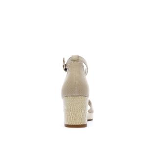 Sandales Beige Femme Tommy Hilfiger Flag Criss-cros vue 3