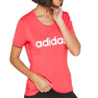 T-shirt Rose Femme Adidas LoTee pas cher