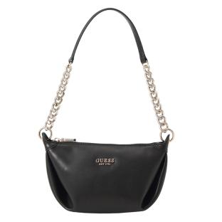 Sac à bandoulière Noir Femme Guess Eco Evaine Top Zip S pas cher