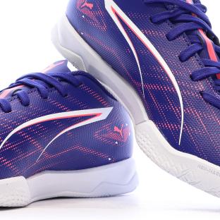 Chaussures de futsal Violettes/Roses Garçon Puma Ultra 5 Play vue 7