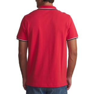 Rotes Herren-Polohemd TBS Yvanepol Ansicht 0