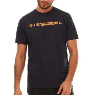 T-shirt Noir Homme Diesel Maglietta pas cher
