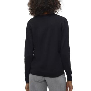 Gilet Noir Femme Vero Moda Silje V-neck Cardigan Moonbeam vue 2