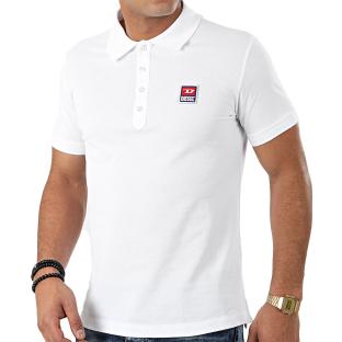 Polo Blanc Homme Diesel T-Smith pas cher