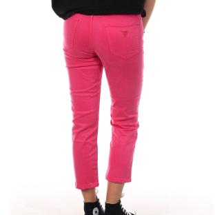 Jean Droit Rose Femme Guess W1GB19W93CD vue 2