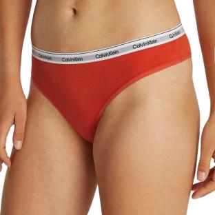 String Rouge Femme Calvin Klein Jeans Brazilian pas cher