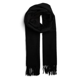 Echarpe Noire Femme Pieces Cella pas cher