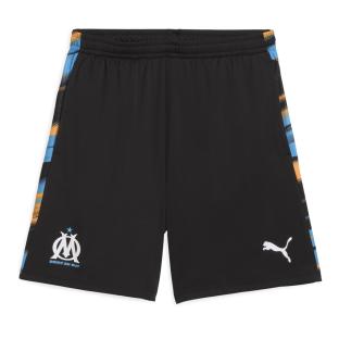 OM Short de Football Noir Homme Puma Faster vue 0