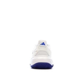 Baskets Blanches/Bleu Homme Adidas Courtjam vue 0